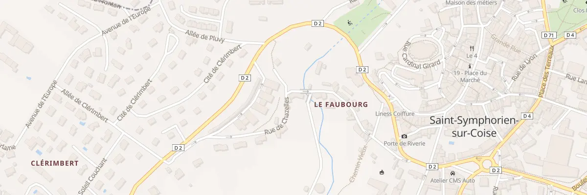 Plan du 243 Rue de Chazelles à Saint-Symphorien-sur-Coise