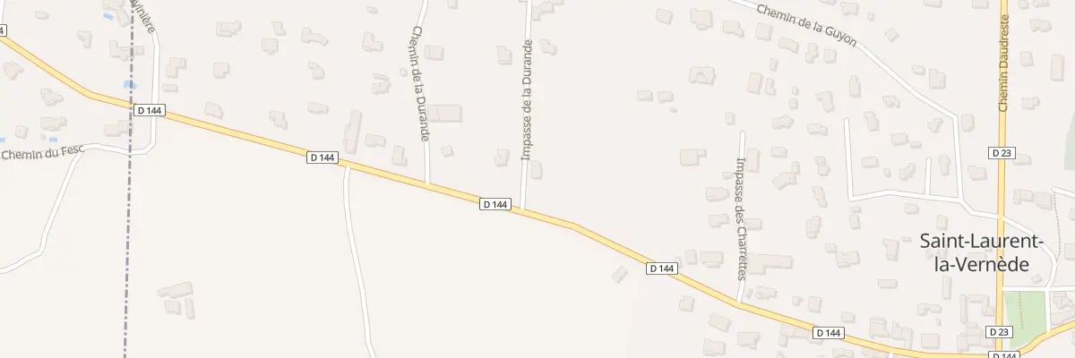 Plan du 5192 La Durande à Saint-Laurent-la-Vernède