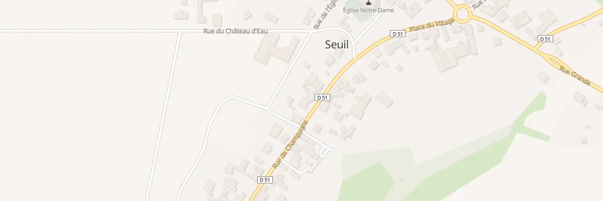 Plan du 10 Rue de Champagne à Seuil