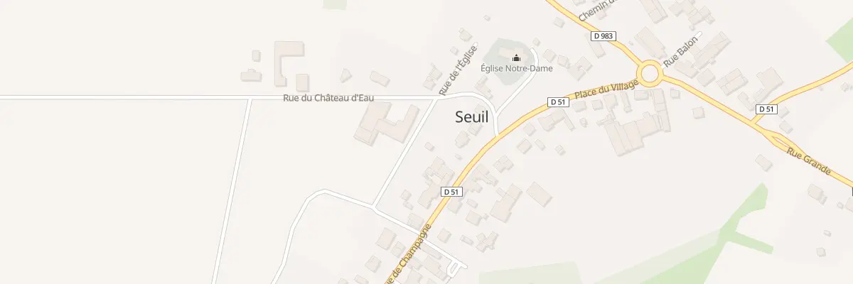 Plan du 5026 Le Village à Seuil