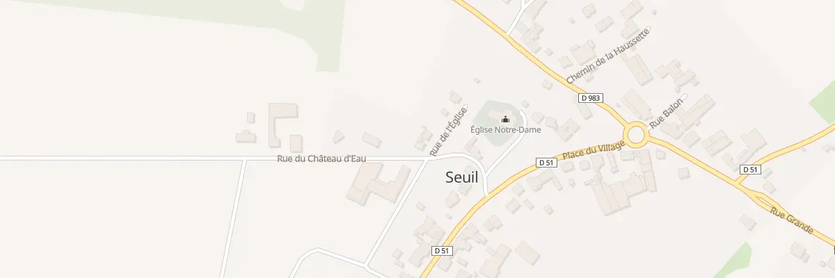 Plan du 4 Rue du Chateau d’Eau à Seuil