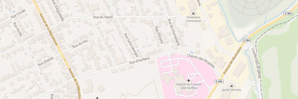 Plan du 25 Rue d’Harfleur au Creusot