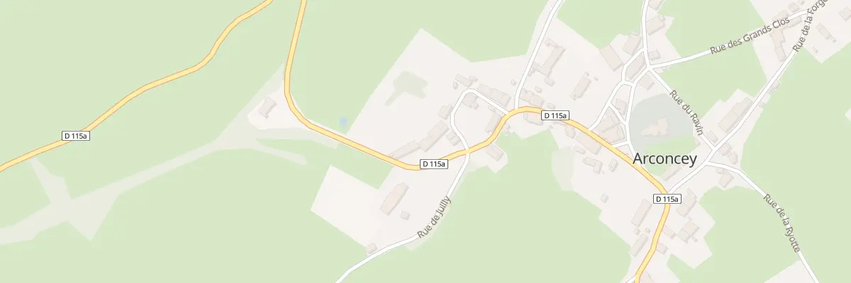 Plan du 10 Rue d’Amont à Arconcey