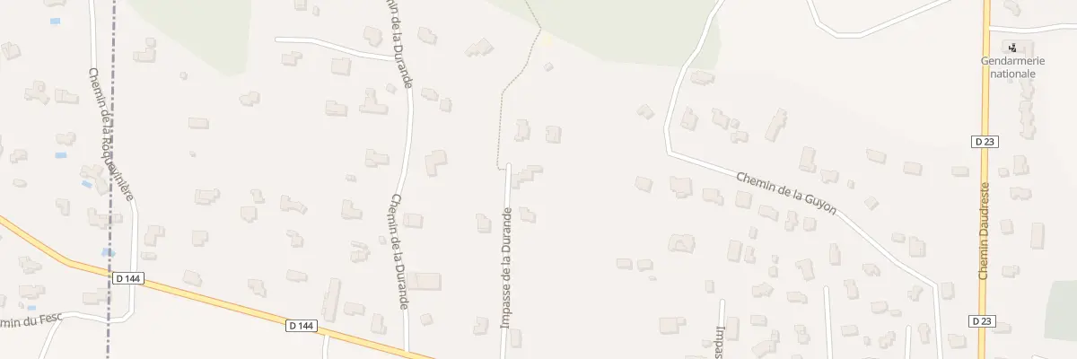 Plan du 5308 Che de la Durande à Saint-Laurent-la-Vernède