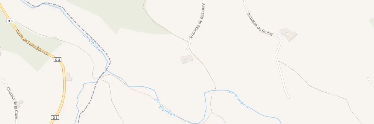 Plan du 5113 Les Roches à Coise