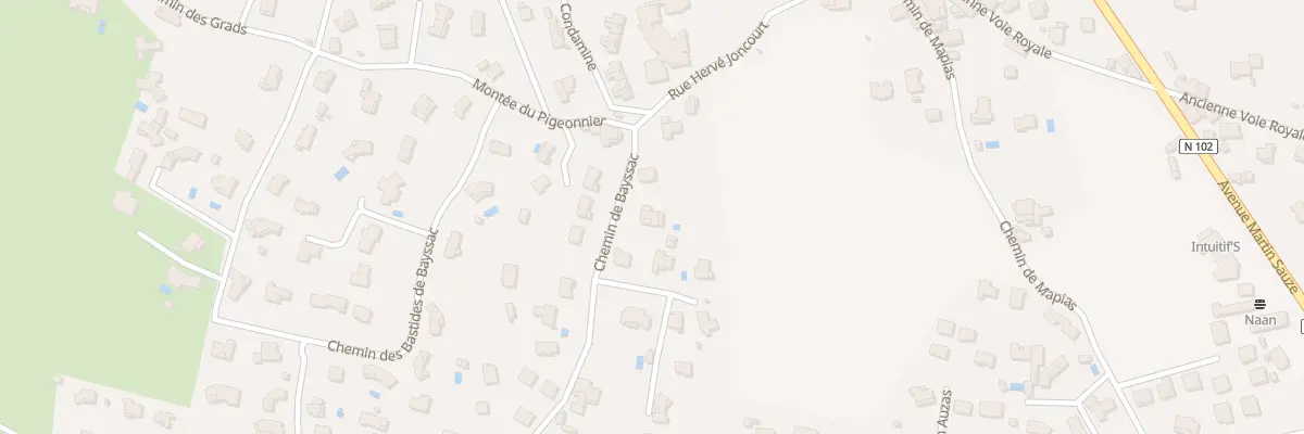 Plan du 65 Che de Bayssac à Lavilledieu