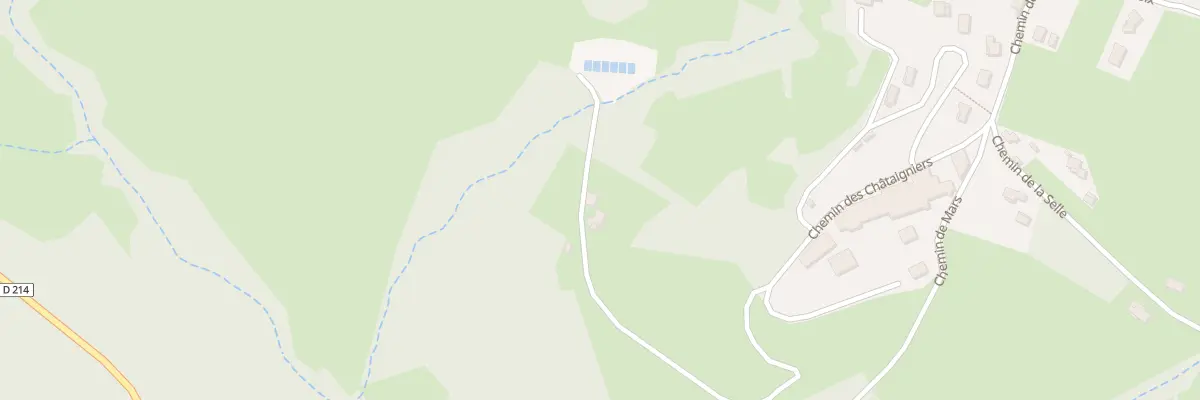 Plan du 610 Che des Châtaigniers à Rochepaule