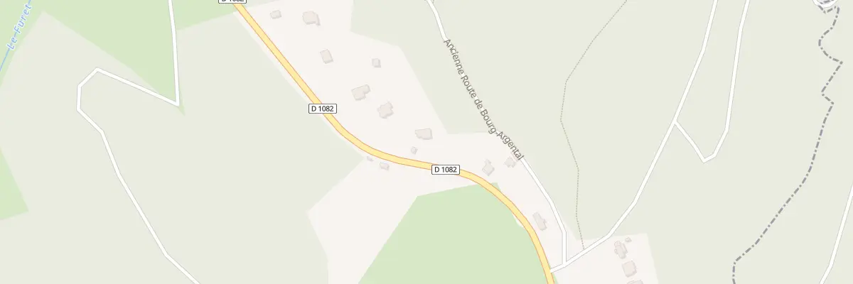 Plan du 1710 Rte de Bourg-argental à Planfoy