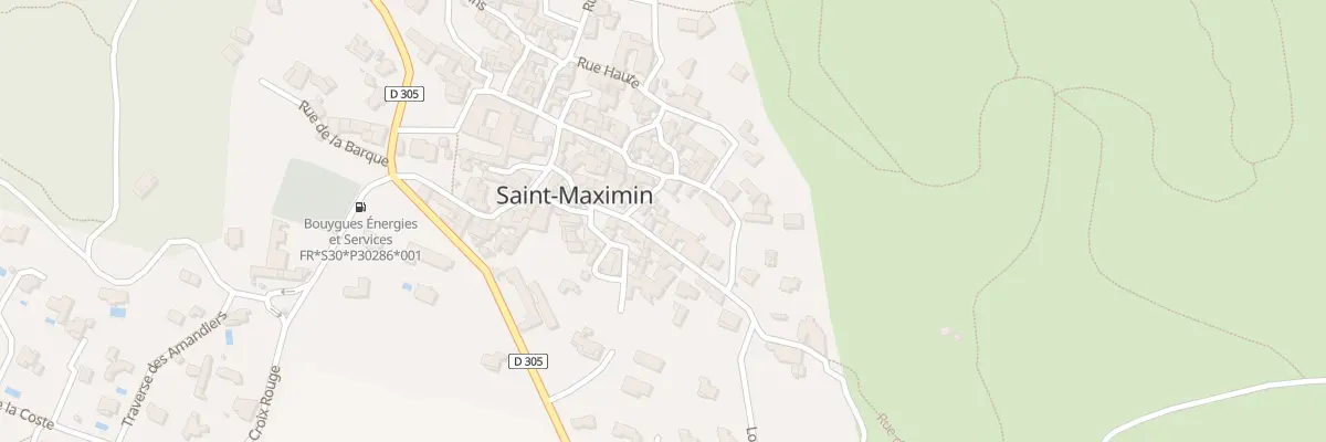 Plan du 5059 Rue de la Carrière Creuse à Saint-Maximin