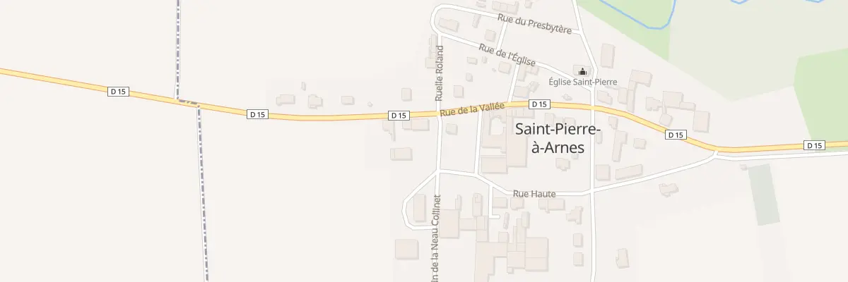 Plan du 21 Rue de la Vallee à Saint-Pierre-à-Arnes