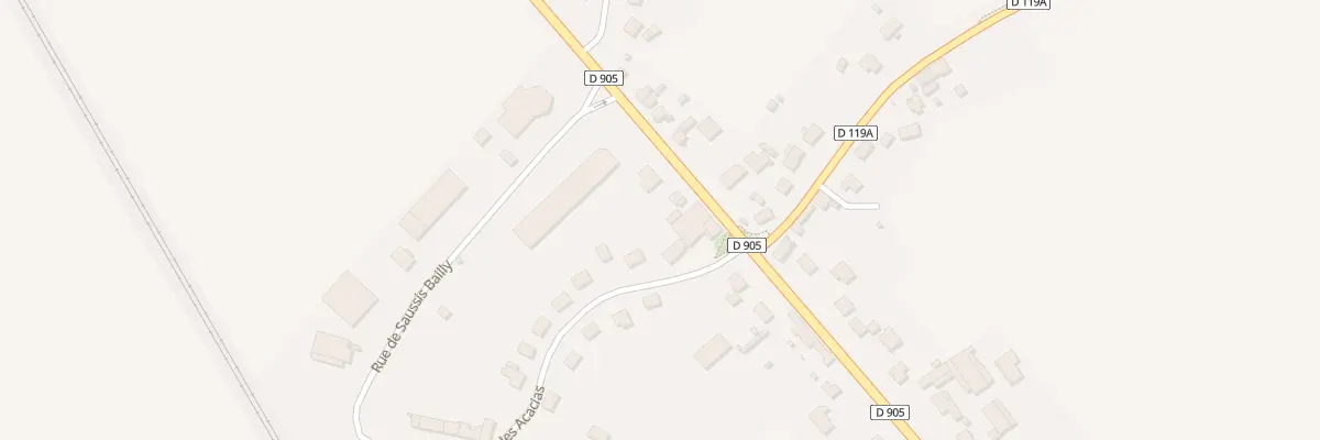 Plan du 49 Rte de Montbard à Ménétreux-le-Pitois