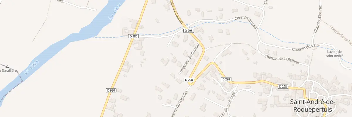 Plan du 5372 Le Courau à Saint-André-de-Roquepertuis