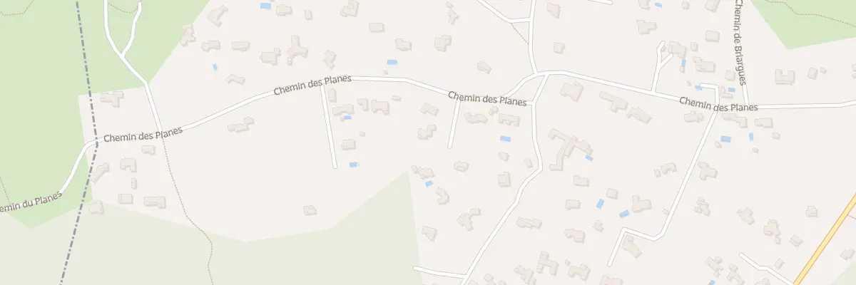 Plan du 5357 Che des Planes à Saint-Siffret