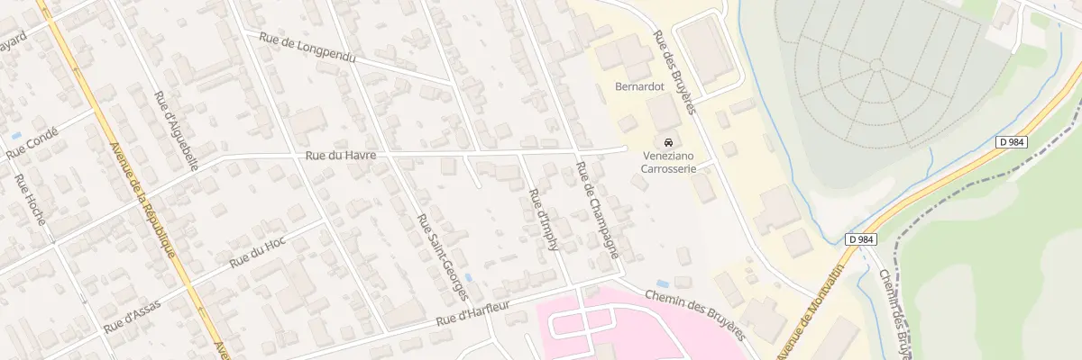 Plan du 3 Rue d’Imphy au Creusot