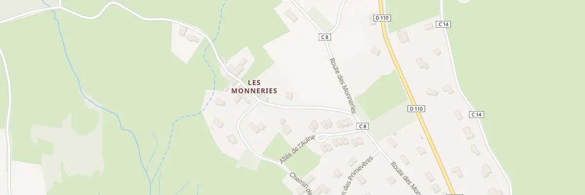Plan du 88 Che des Roseaux à Poule-les-Écharmeaux