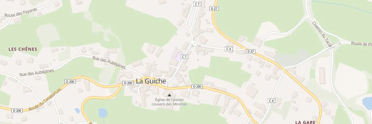 Plan du 136 Rue des Tilleuls à La Guiche
