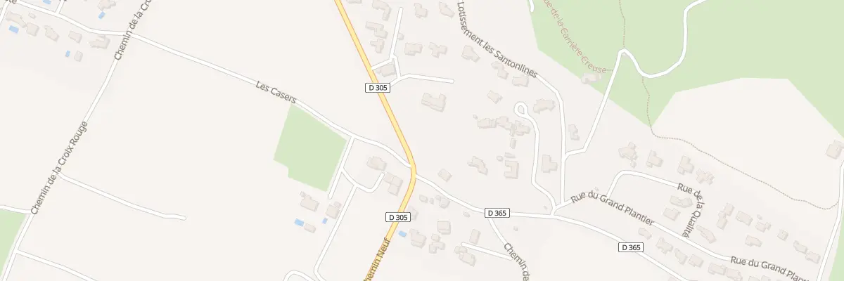 Plan du 2 Imp des Oliviers à Saint-Maximin
