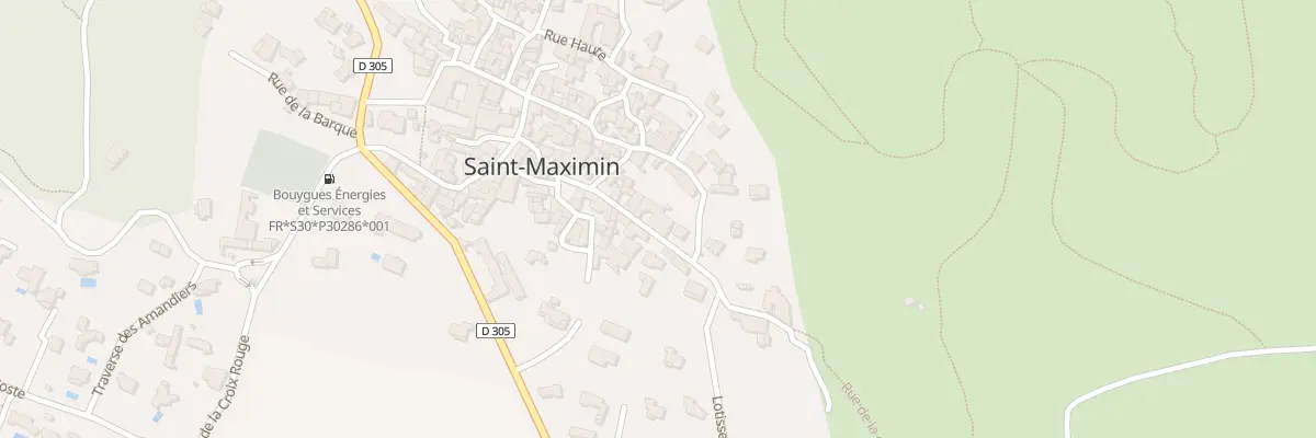 Plan du 5058 Rue de la Carrière Creuse à Saint-Maximin