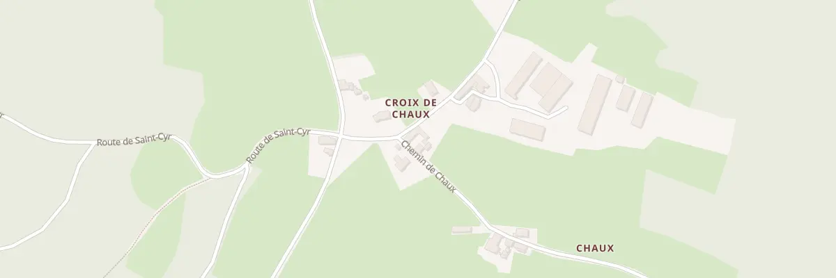 Plan du 21 Che de Chaux à Matour