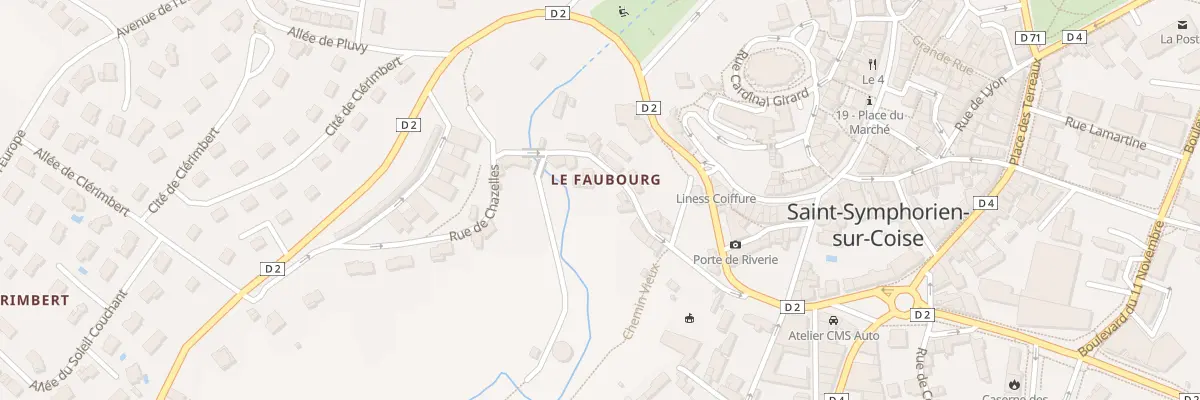 Plan du 117 Rue de Chazelles à Saint-Symphorien-sur-Coise