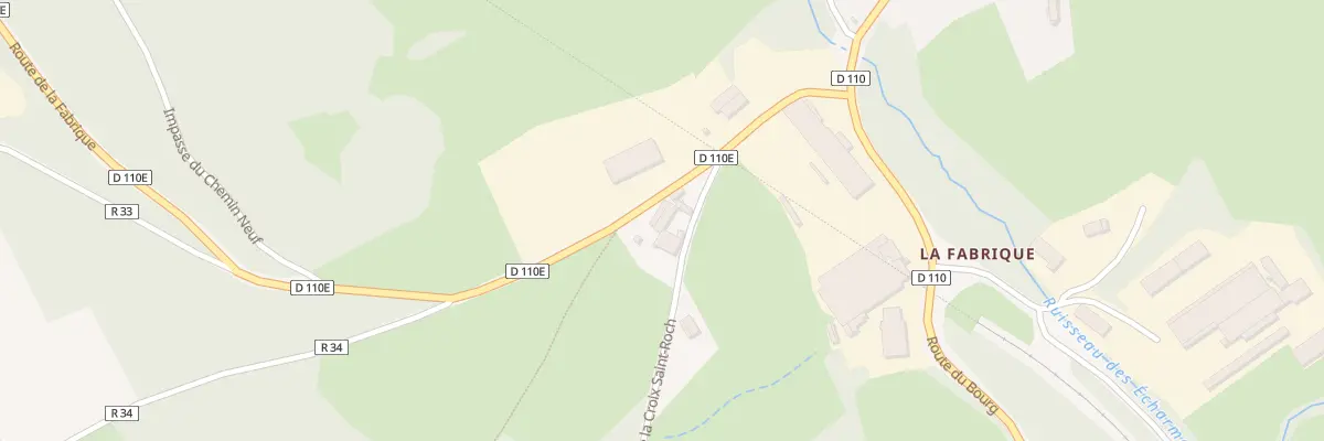 Plan du 54 Che de la Croix St Roch à Poule-les-Écharmeaux