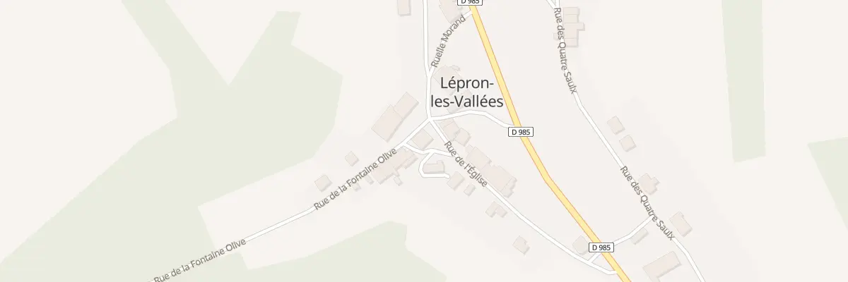 Plan du 2 Rue de l’Eglise à Lépron-les-Vallées