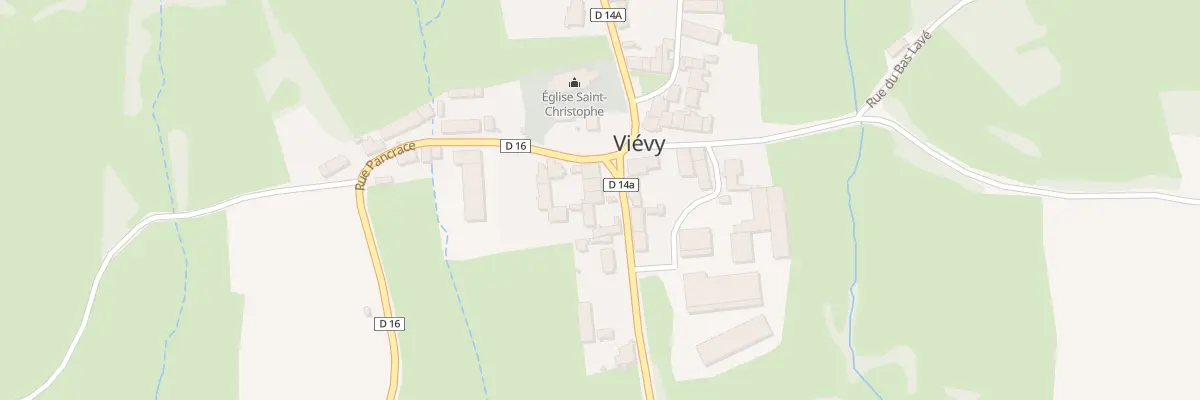Plan du 5026 Village de Vievy à Viévy
