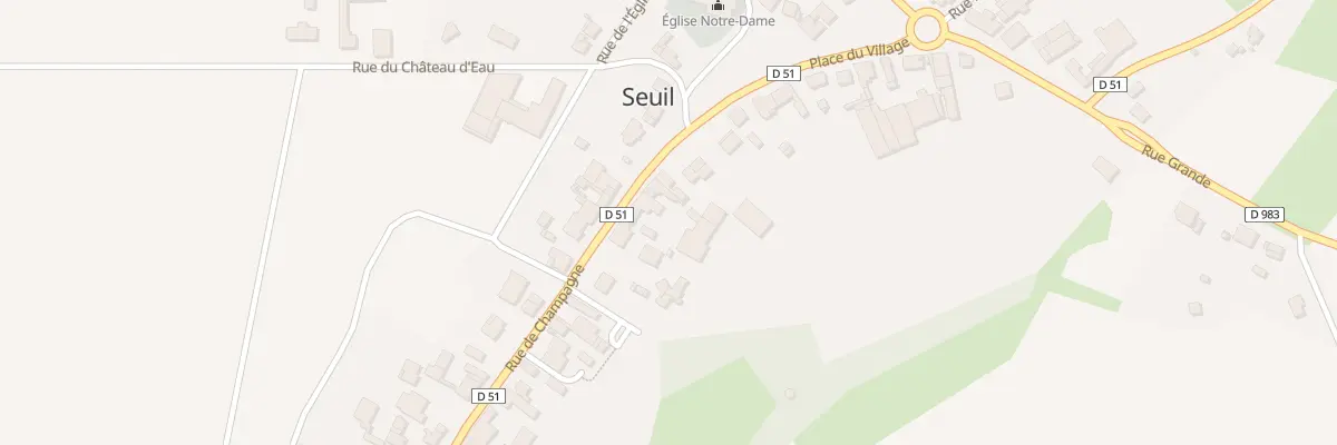 Plan du 19 Rue de Champagne à Seuil