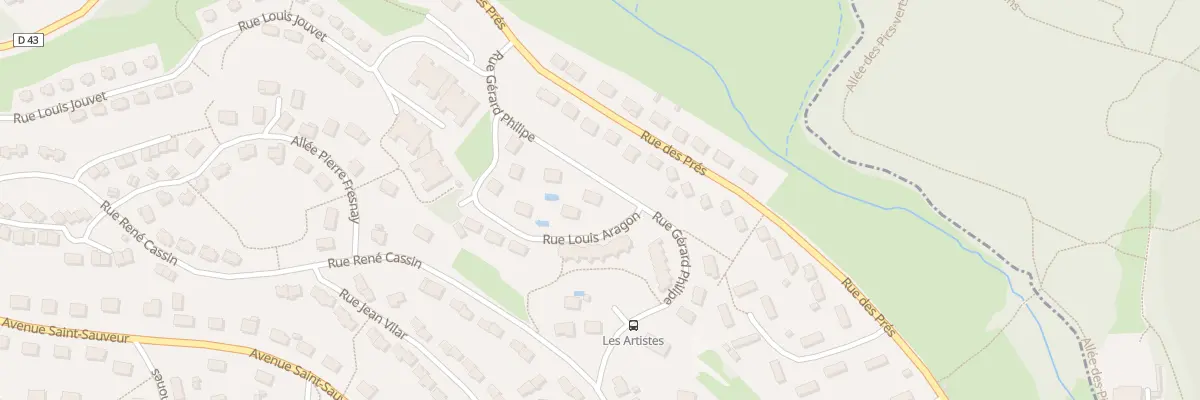 Plan du 19 Rue Gerard Philippe au Creusot