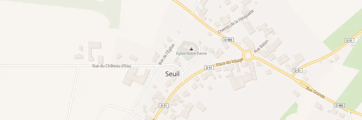 Plan du 2 Rue du Chateau d’Eau à Seuil