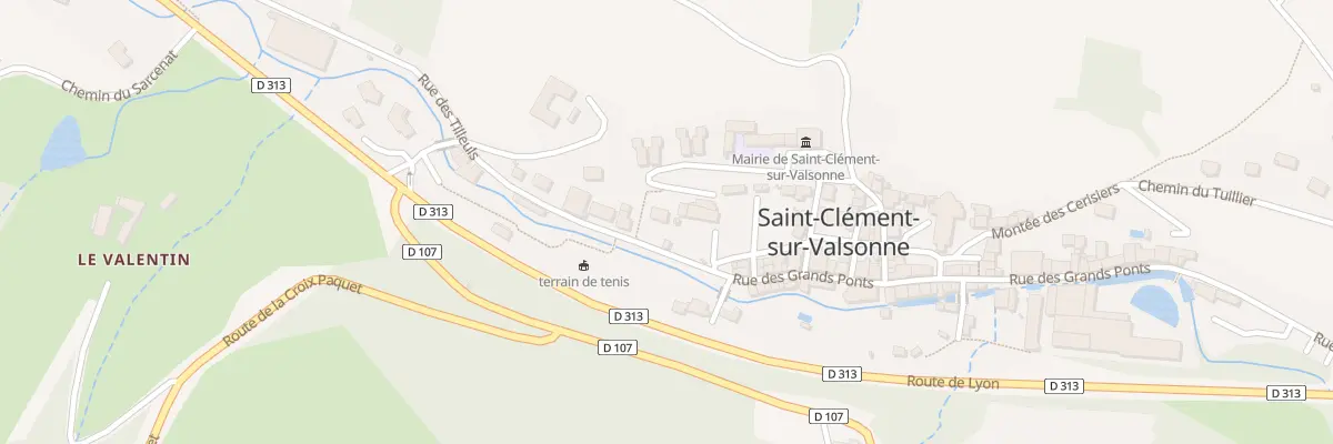 Plan du 5276 Le Bourg à Saint-Clément-sur-Valsonne