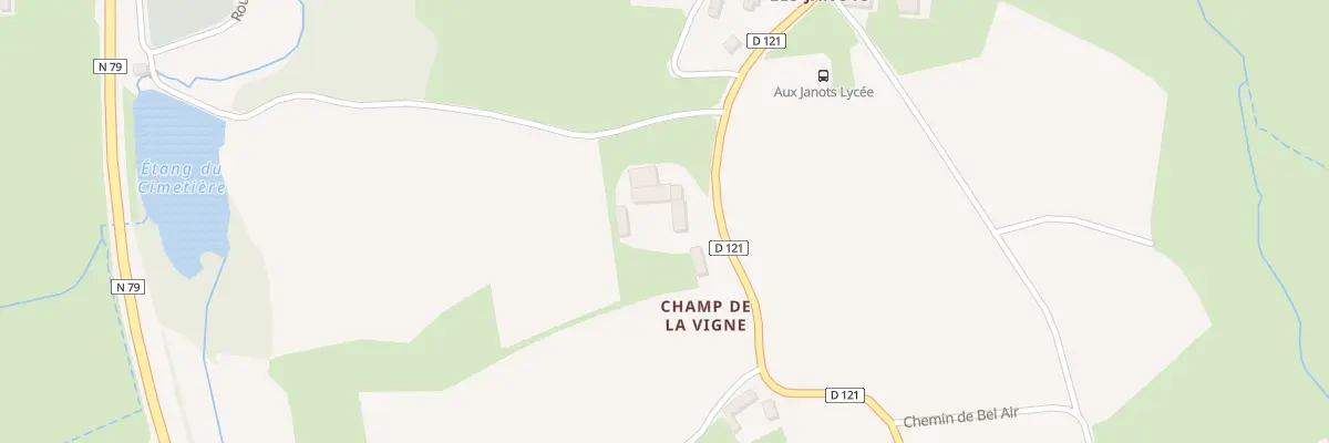 Plan du 420 Rte des Janots à Verosvres
