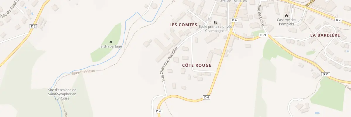 Plan du 259 Rue Chanoine Pavailler à Saint-Symphorien-sur-Coise