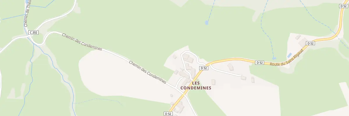 Plan du 1833 Rte du Saint-rigaud à Propières