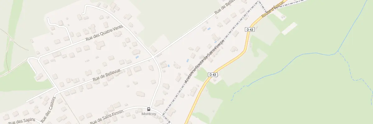 Plan du 17 Rte Ancienne de Saint Firmin au Creusot