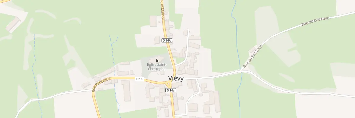 Plan du 5008 Village de Vievy à Viévy
