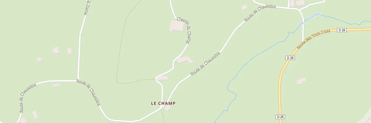 Plan du 144 Che du Champ à Saint-Régis-du-Coin
