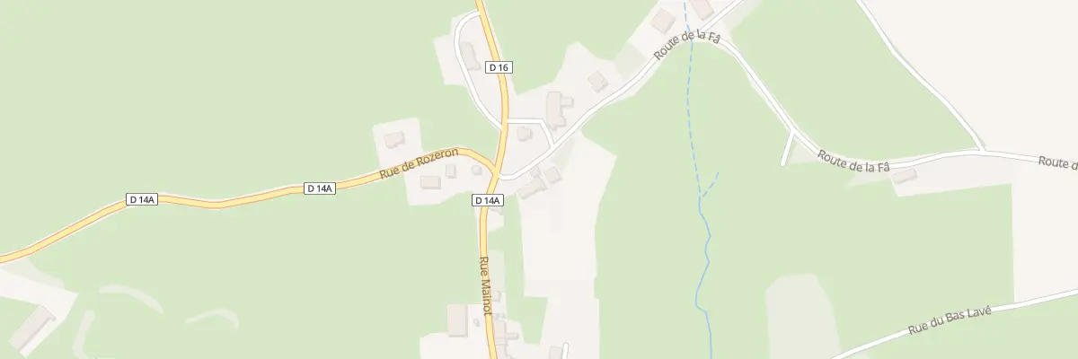 Plan du 5003 Village de Vievy à Viévy