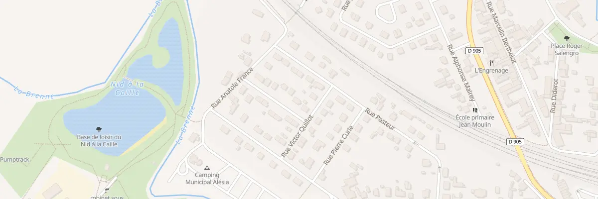 Plan du 2 Rue de la Brenne à Venarey-les-Laumes