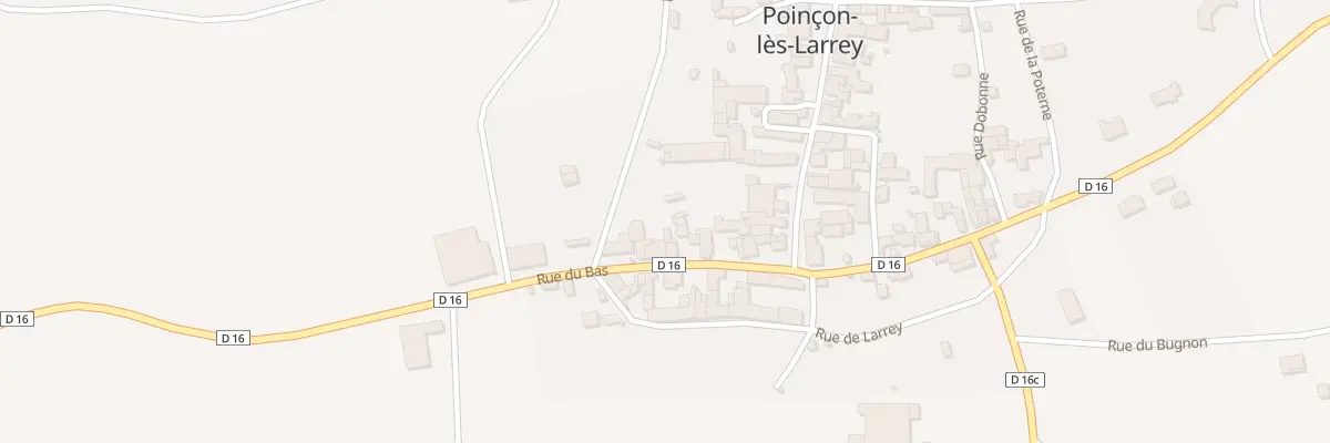 Plan du 38 Rue du Bas à Poinçon-lès-Larrey