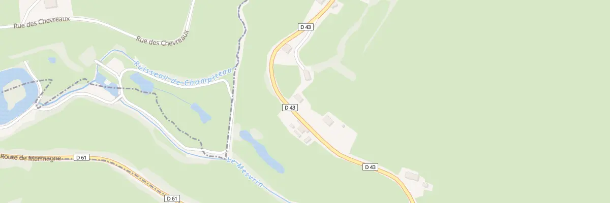 Plan du 39 Rte de Saint-Emiland à Saint-Firmin
