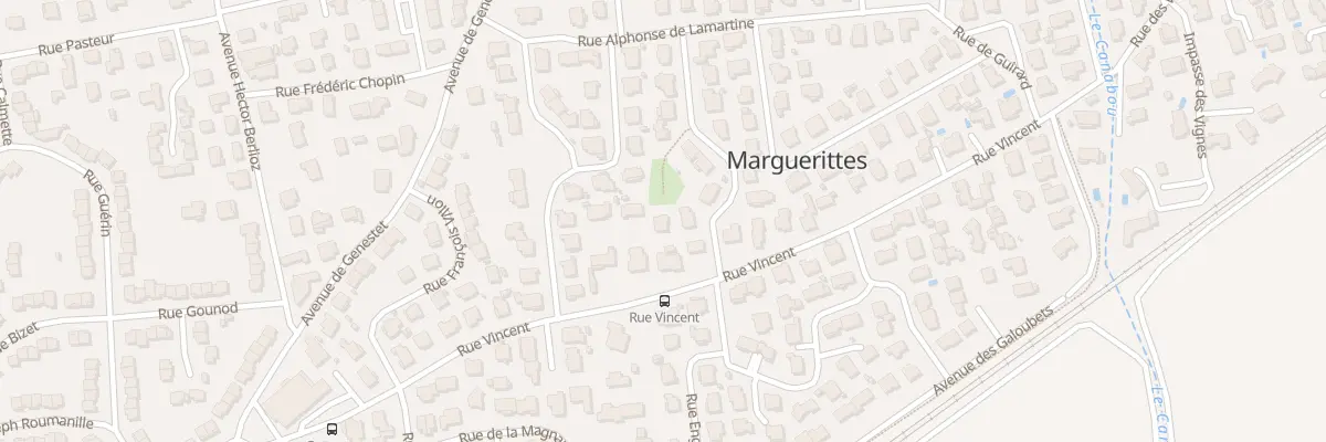 Plan du 1 Rue Arthur Rimbaud à Marguerittes