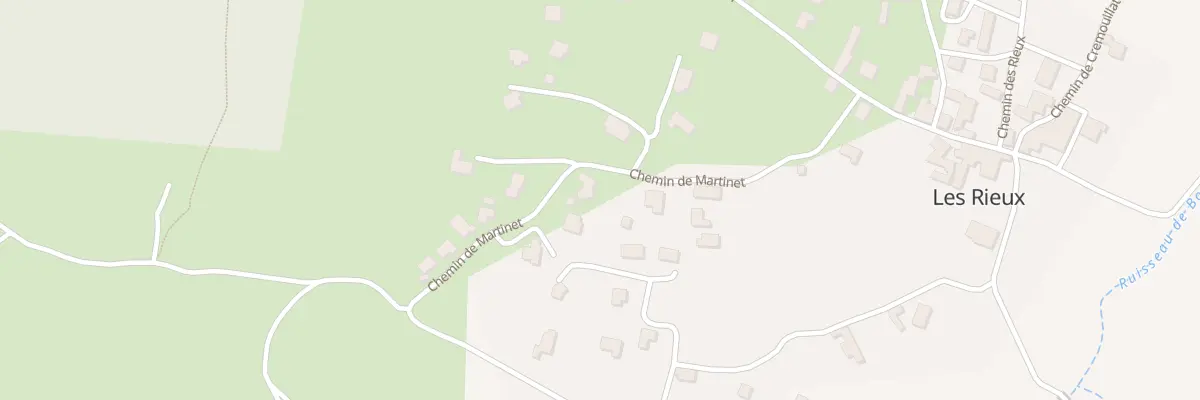 Plan du 405 Che de Martinet à Lussas