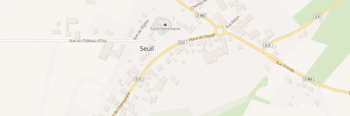 Plan du 7 Rue de Champagne à Seuil
