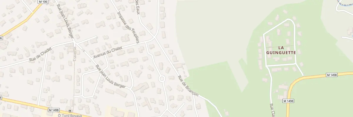 Plan du 39 Rue de Briançon à Sorbiers