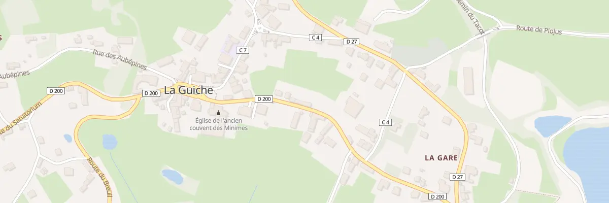 Plan du 229 Rue du 19 Mars 1962 à La Guiche