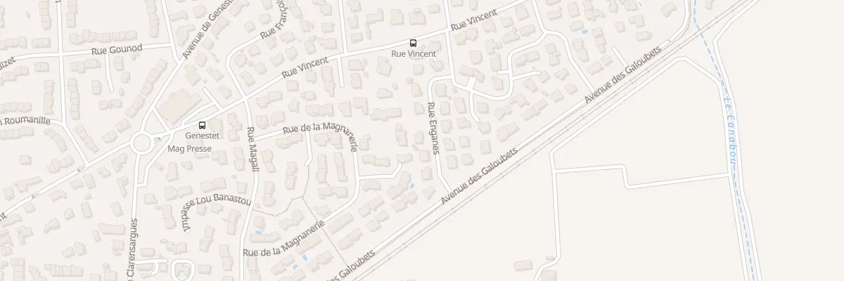 Plan du 10 Rue des Enganes à Marguerittes