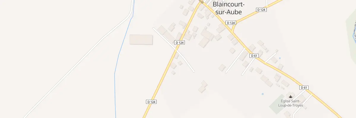 Plan du 4 Rte de Brevonnes à Blaincourt-sur-Aube