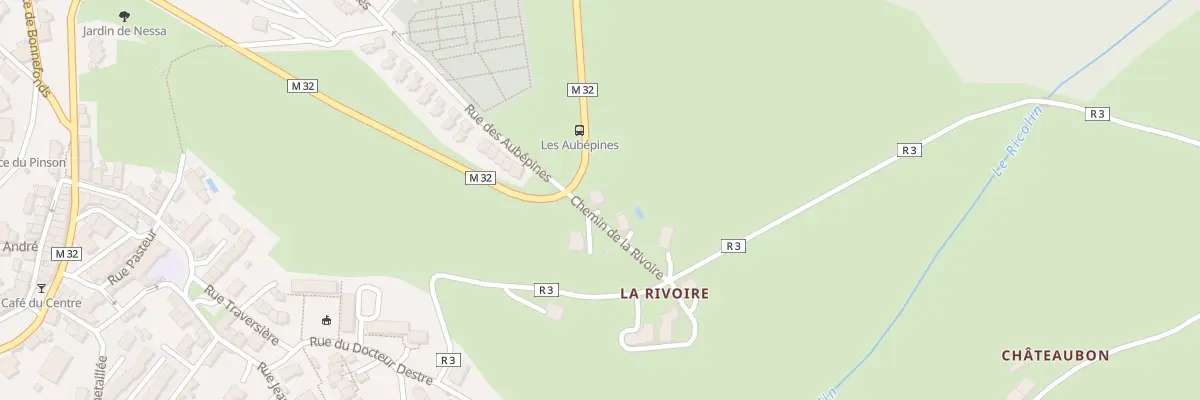Plan du 1 Che de la Rivoire à Saint-Jean-Bonnefonds