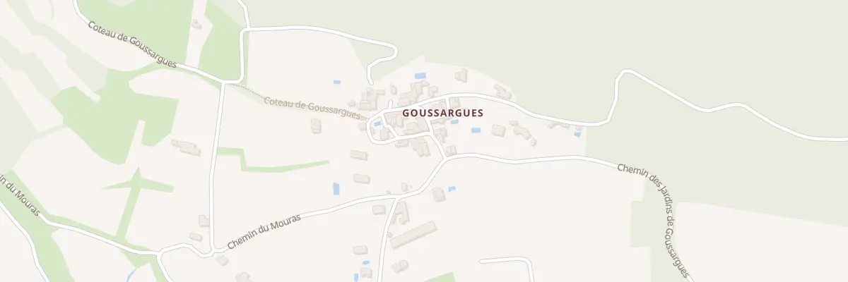 Plan du 5320 Goussargues à Goudargues